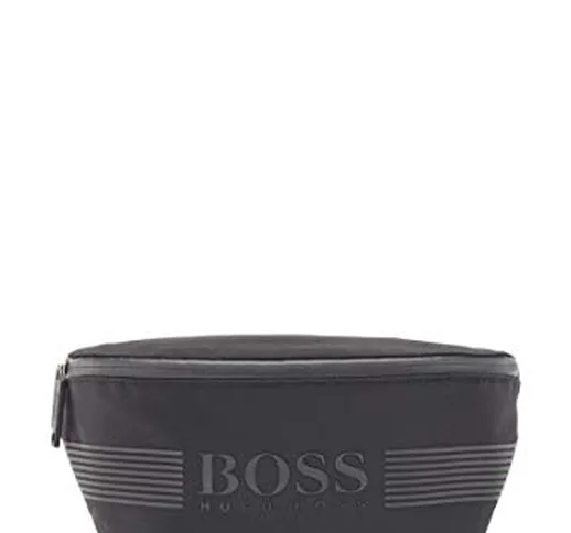 BOSS Pixel_bumbag - Borsa da spiaggia Uomo, Nero (Black), 9x16.5x30 cm (B x H T)