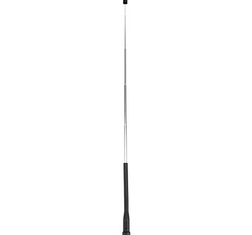 Retevis HA01 SMA-F Walkie Talkie Antenna VHF/UHF Alto-Guadagno Retrattile Antenna Compatib...