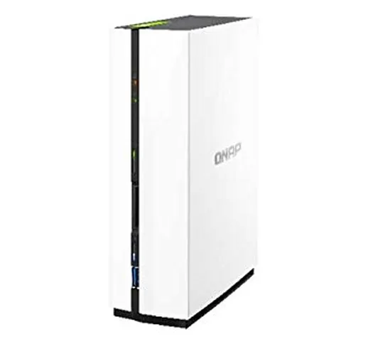 QNAP 128 1.1 GHz 1 1-Bay NAS Server Bundle con 1 X 2Tb HDS