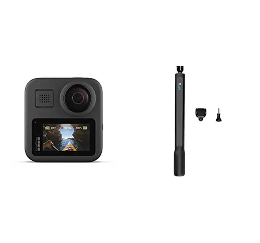 GoPro Max - Fotocamera Digitale Impermeabile 360 ​​Con Stabilizzazione Infrangibile, Touch...