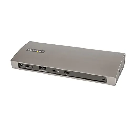 StarTech.com Dock Thunderbolt 4, Power Delivery 96W, Dual Monitor 4K 60Hz/Single 8K, 3xTB4...