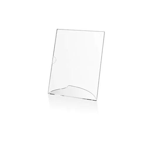 iPLEX - Portafoto Linea Nude in plexiglass PMMA Trasparente Dim. 18,5x13x7 cm, Formato Fot...
