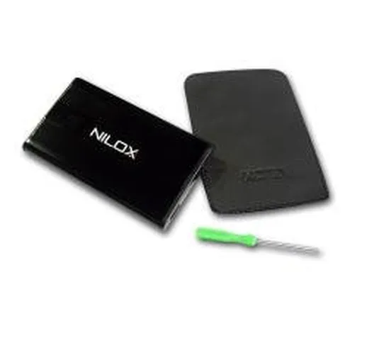 Nilox Box Esterno Hdd 2.5 P. Black Ret