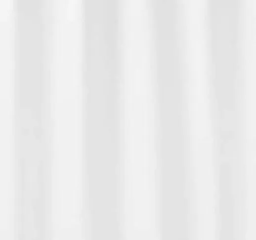 Kleine Wolke Kito 4937114305 - Tenda per doccia, 180 x 200 cm, colore: Bianco candido