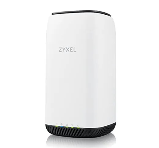 Zyxel 5G NR/LTE 4x4 MIMO Router Interno | Gestione Remota Cloud | Velocità Dati 5 Gbps | A...