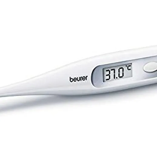 Beurer FT9 Termometro digitale e per corpo, resistente all'acqua, display LCD con campo di...