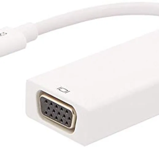 AmazonBasics - Adattatore USB 3.1 Tipo-C a VGA, Bianco