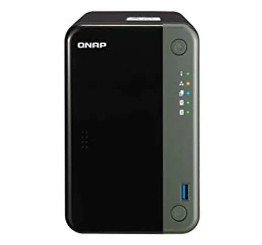 Soluzione QNAP TS-253D-4G 2TB - NAS desktop a 2 alloggiamenti | Installato con 2 unità Wes...