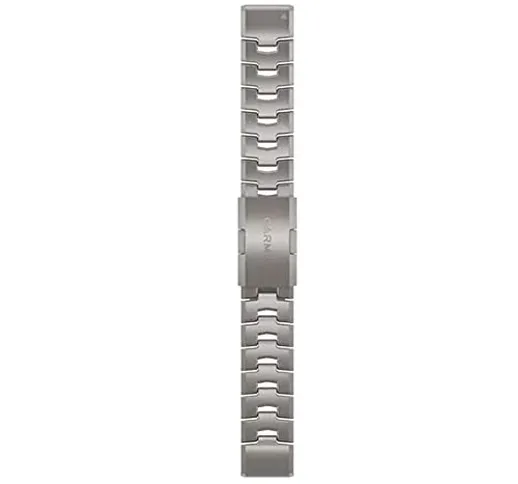 Garmin Acc Fenix 6 Cinturino QuickFit in Titanio, 22 mm
