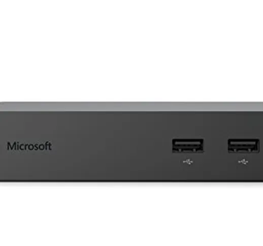 Microsoft Docking Station per Surface, 130 x 60 x 30 mm, 550 Grammi, 4 Porte USB 3.0, 2 Mi...