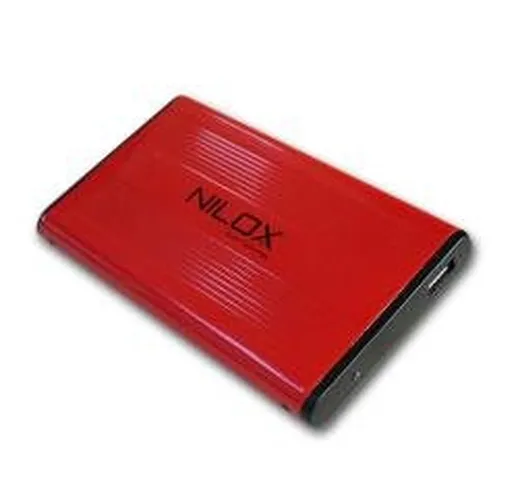Nilox Box Esterno Hdd 2.5 P. Red Retai