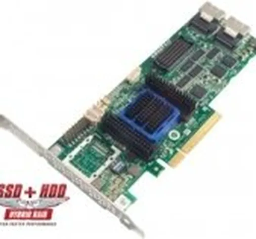 Adaptec RAID 6805 512 MB SATA3 SAS2.0 PCIe Storage Controller Card - Profilo basso