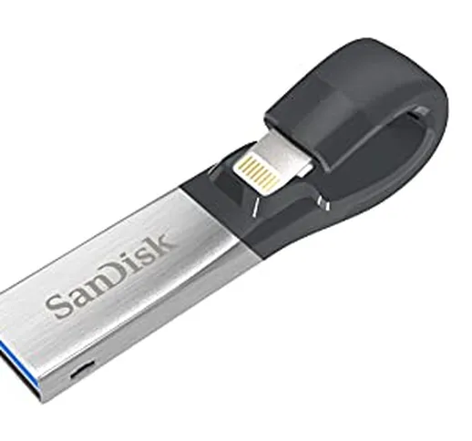 SanDisk iXpand USB 3.0 Unità Flash da Backup da 128 GB per iPhone e iPad