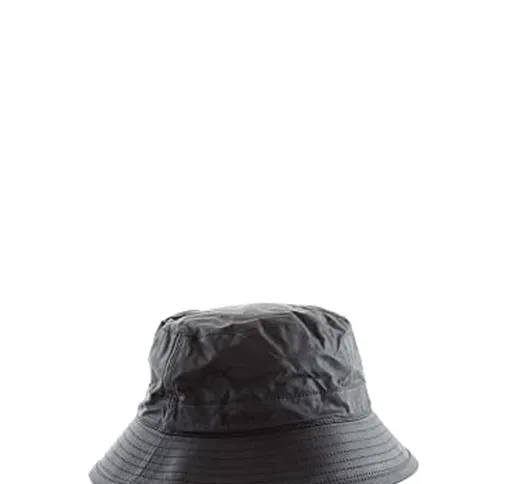 Barbour Cappello Bucket Nero Cotone Uomo M