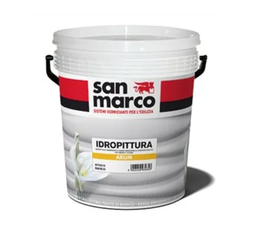 San Marco ARUM pittura traspirante a bassa emissione di composti volatili, colore bianco,...