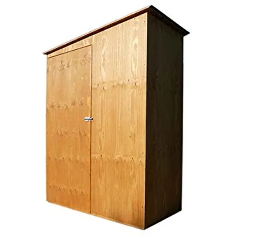 BELLHOUSE COPERTURE Box ricovero in legno Base TECK P 60 - L 120 - H MAX 170 CM