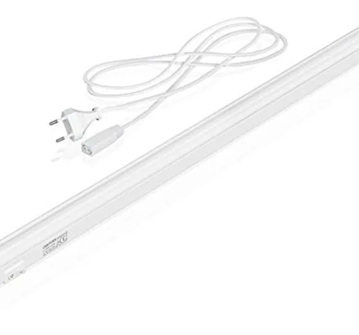 Century 14W Speedy Mini Plafoniera con Tubo, 1200 mm LED, 14 W, 4000 K, 1190 Lm, Bianco