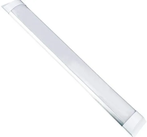 Plafoniera Led Slim 28W 90 cm 2520 Lumen Sottopensile Luce Bianco Caldo 3000 °K Tubo Neon...