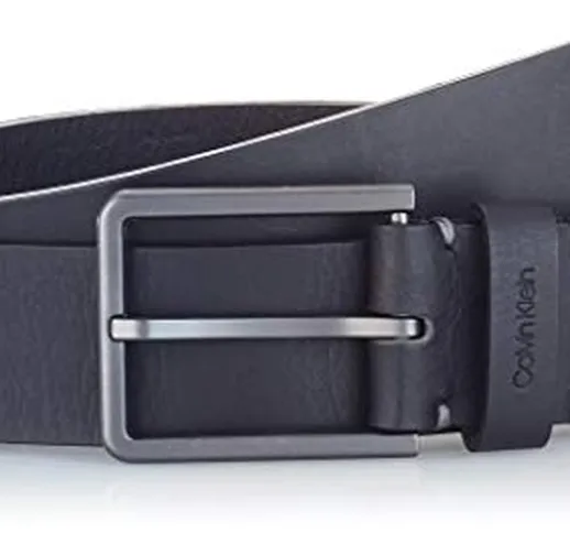 Calvin Klein 3.5cm New Essential Belt Cintura, Nero (Black Bds), 9 (Taglia Produttore: 105...