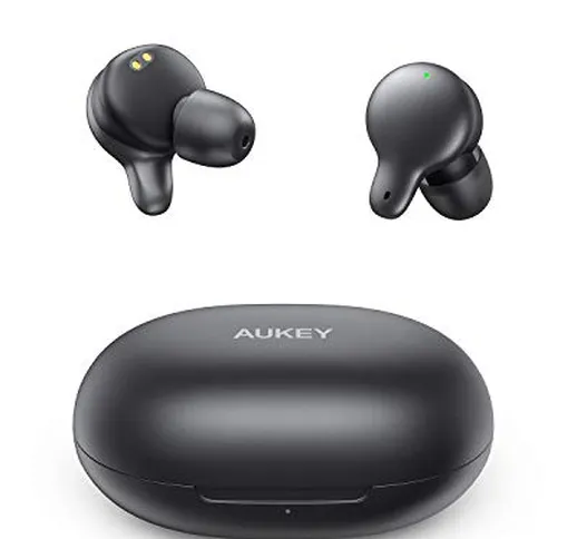 AUKEY Cuffie Bluetooth 5 Sport, Auricolari Senza Fili con Ricarica USB-C, Prova di Sudore...