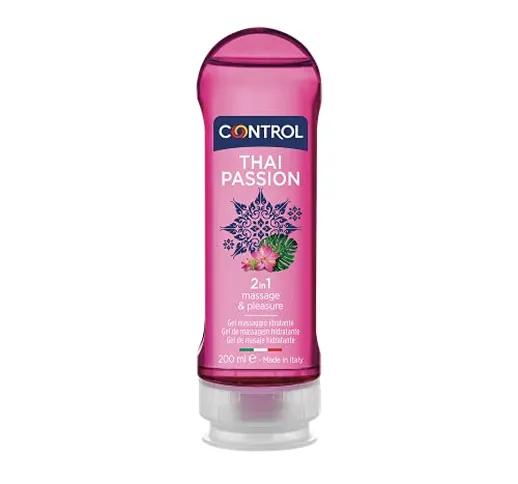 Control Thai Passion Gel Massaggio 2 in 1 A Base D'Acqua All'Aroma Di Fiori E Spezie - 100...