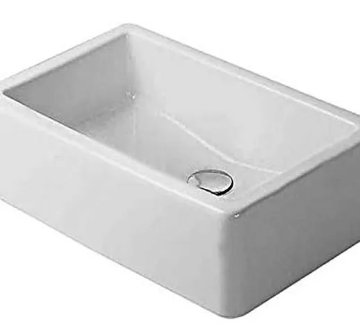 Duravit Top Bowl Vero 60cm, Bianco, Senza troppopieno, colorazione: Bianco con Wondergliss...