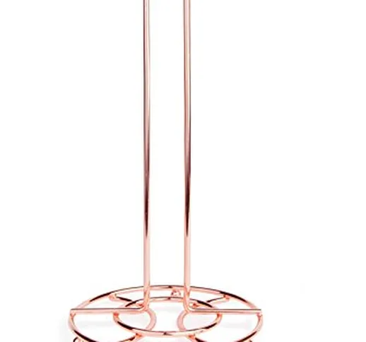 Excelsa Copper Portarotolo Cucina, Acciaio, Rame, Altezza: 33 cm