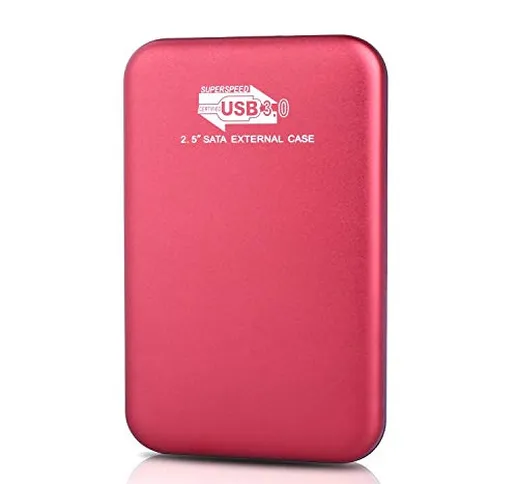 Hard disk esterno portatile da 1 TB/2 TB, ultra sottile, hard disk esterno USB 3.0, compat...