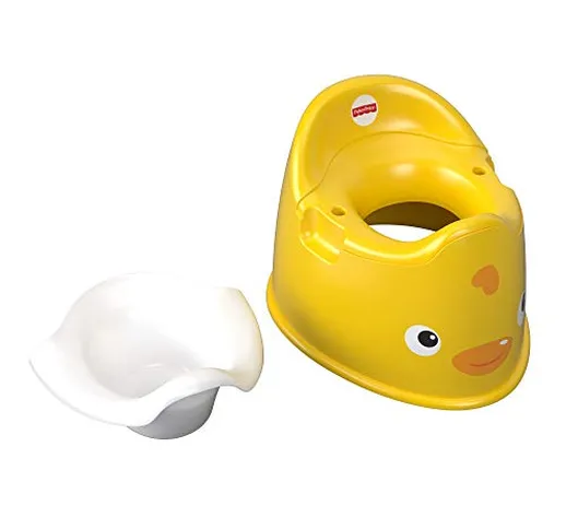 Fisher-Price Vasino della Paperella con Comode Maniglie, per Bambini dai 18 Mesi, GCJ81