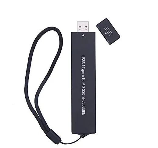 Adattatore CY M.2 a USB 3.1, NVME M-Key M.2 NGFF SATA SSD a USB 3.0 Tipo A Convertitore Ad...
