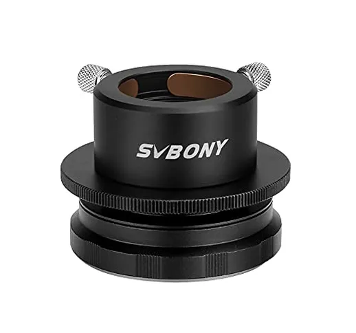 Svbony SV149 M42 CCD Adattatore, Trasforma Obiettivo della Fotocamera SLR in Telescopio pe...