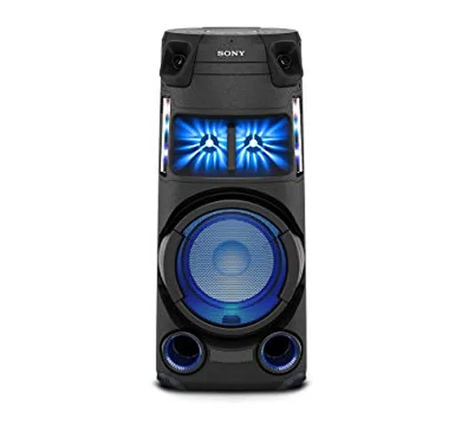 Sony MHC-V43D - Altoparlante Bluetooth ad alta potenza con audio omnidirezionale e luci mu...