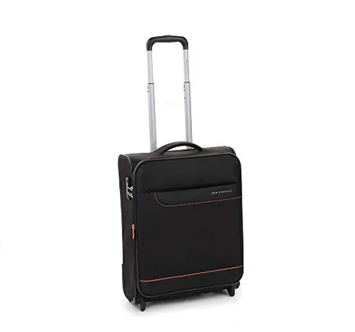 Roncato Jazz trolley bagaglio a mano espandibile nero, perfetto per voli low cost, Misura:...