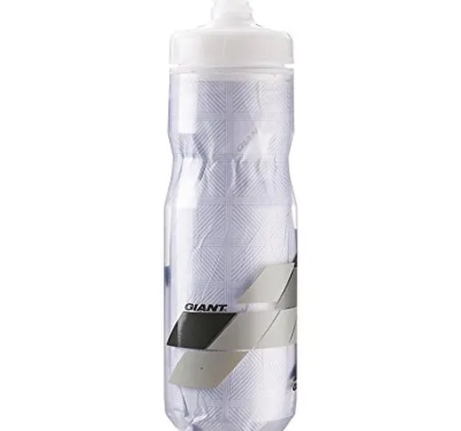 Giant Borraccia Bike Bottle 600 ml CC Bici Ciclismo Sport Trasparente Clear Termica BPA Fr...