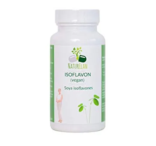 Capsule di isoflavone di soia - vegan - 90 capsule - ciascuna contenente 100mg di estratto...