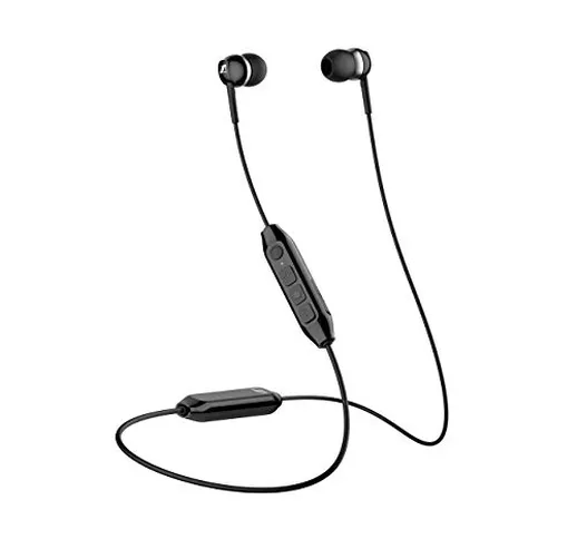 Sennheiser CX 350BT Auricolari Bluetooth con Necklet, Nero