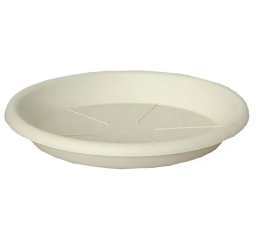 vasar Sottovaso Circolare in plastica Eolo-77 - Bianco Perla- ⌀64,5x9