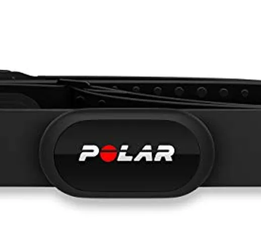 Polar H10 - Fascia toracica Bluetooth HRM, compatibile con iPhone e Android, colore: Nero