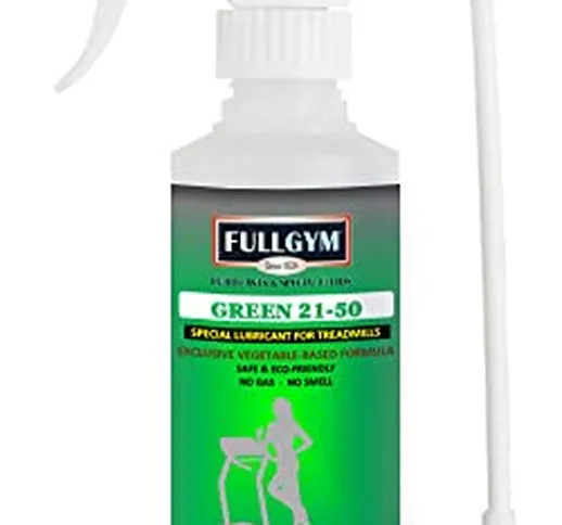 FULLGYM GREEN 21-50 Speciale lubrificante eco-friendly per tapis roulant in flacone da 250...