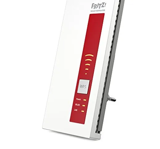 Avm Fritz! Repeater 1750E International, Ripetitore/Estensore Segnale Wifi, Compatibile co...