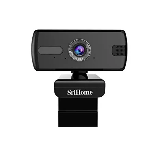 1080P PC Webcam con Microfono, PC Webcam Full HD, USB 2.0/3.0 Webcam Plug And Play per PC,...