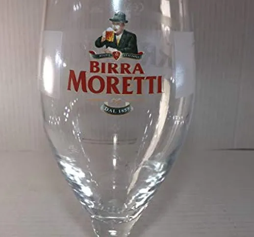 Birra Moretti - Pinta in vetro da 568 ml