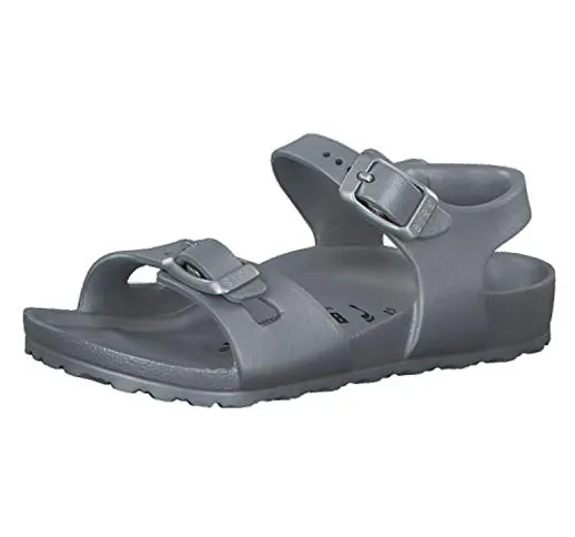 Birkenstock Rio Kids Eva Metallic Silver, Eva Argento 24