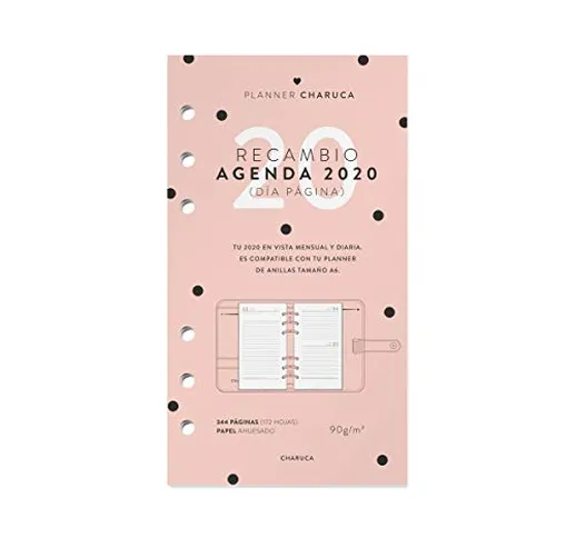 Charuca - Agenda 2020, vista giornaliera, formato A5