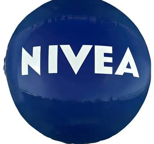 NIVEA Pallone Gonfiabile Resistente ad Acqua e Sole, Robusta Palla Gonfiabile Mare, Pallon...