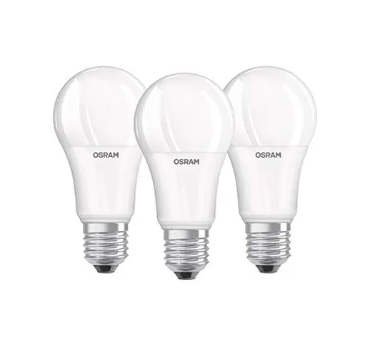 Osram Base CLAS a Lampada LED E27, 14 W, Luce Calda, 3 Lamp, 3 unità