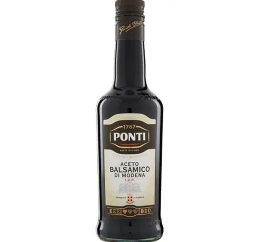 Ponti Aceto Balsamico di Modena I.G.P., Aceto Balsamico di Modena Denso per Condire Carne...