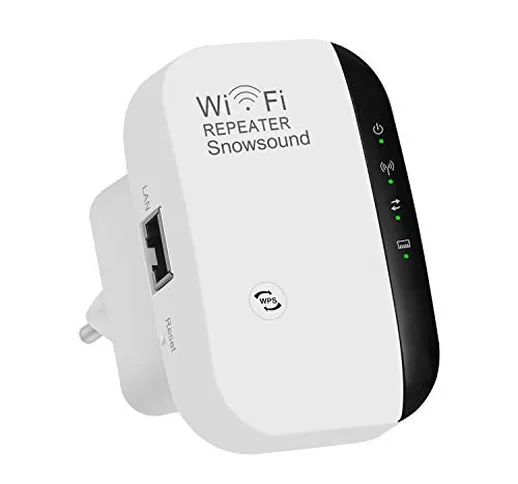 WiFi Ripetitore Wireless Range Extender 300 Mbps WiFi Signal Booster 2.4G Network con ante...