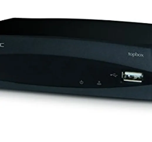 Metronic 441627 decoder Decoder Digitale Terrestre DVB-T2, H.265 HEVC / USB / HDMI, Nero