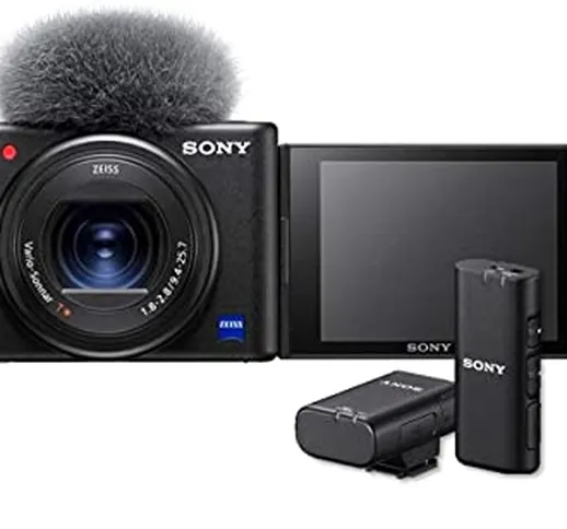 Sony Vlog Camera ZV-1 Fotocamera Digitale con Schermo LCD Direzionabile Ottima per Vlog e...